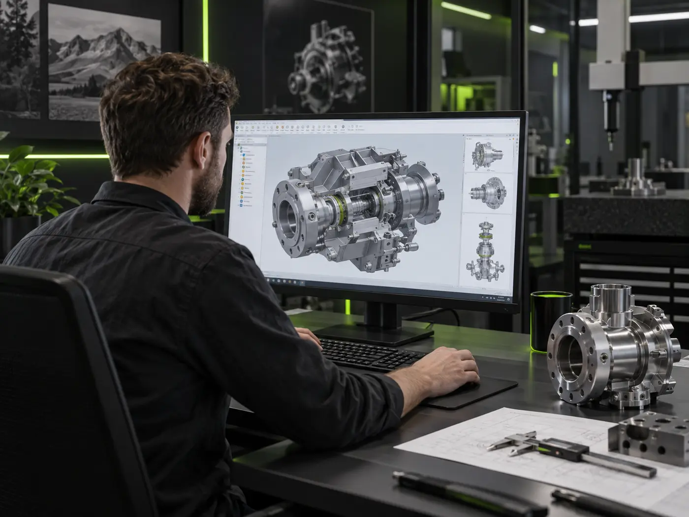 3D-моделювання механічного вузла у SolidWorks